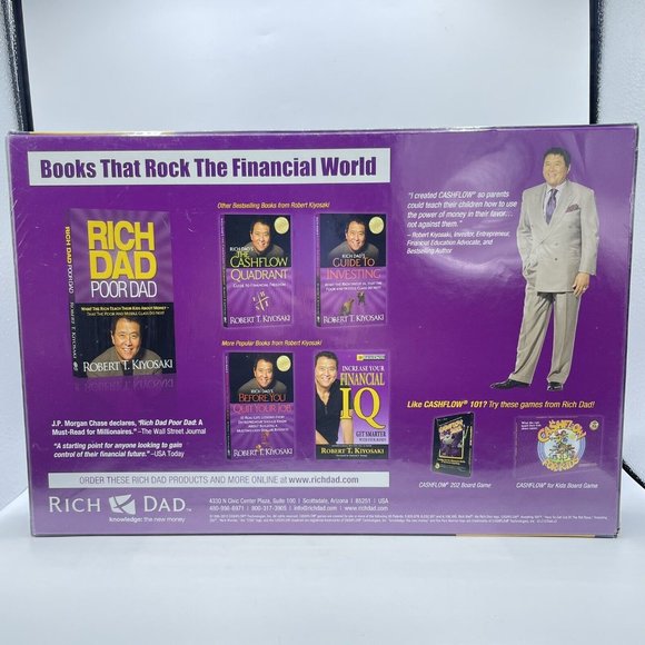 Cashflow 101 Board Game by Robert Kiyosaki - New Sealed In Box - Picture 3 of 9